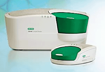 Imagen: El sistema de PCR por gotas X100 (Fotografía cortesía de Biio-Rad),